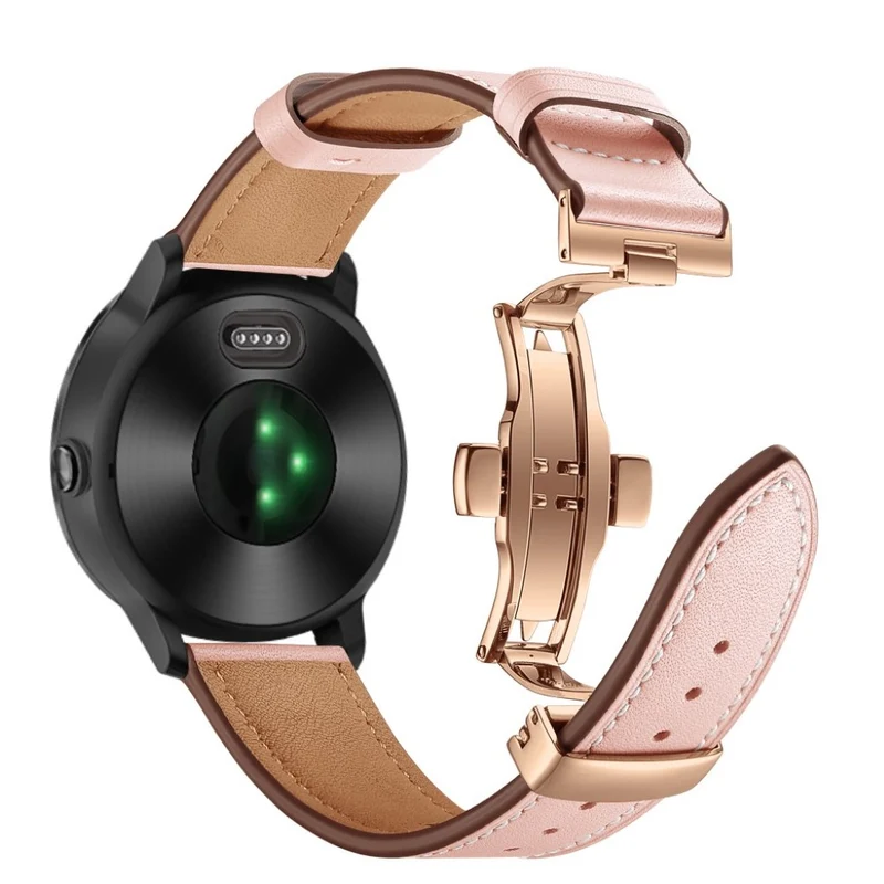 Garmin Vivoactive 3 / Garmin Vivomove HR Echtes Leder armband