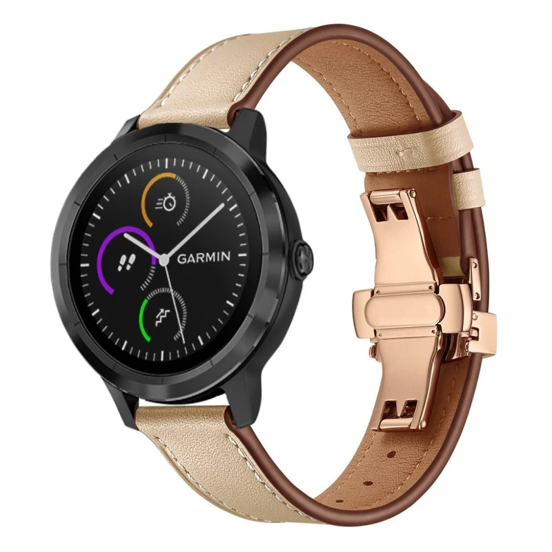 Garmin Vivoactive 3 / Garmin Vivomove HR Echtes Leder armband