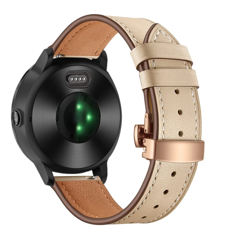 Garmin Vivoactive 3 / Garmin Vivomove HR Echtes Leder armband