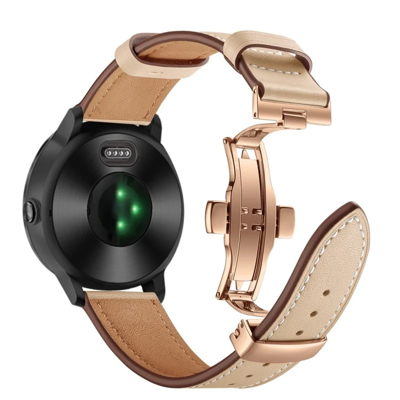 Garmin Vivoactive 3 / Garmin Vivomove HR Echtes Leder armband
