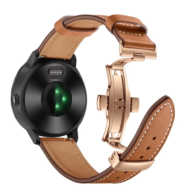 Garmin Vivoactive 3 / Garmin Vivomove HR Echtes Leder armband