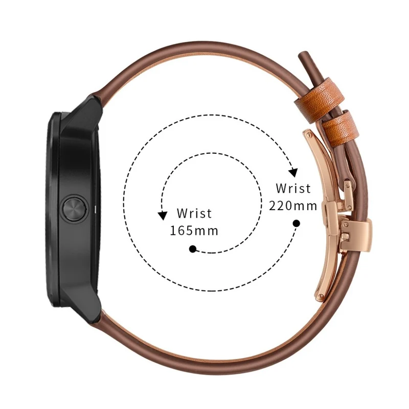 Garmin Vivoactive 3 / Garmin Vivomove HR Echtes Leder armband