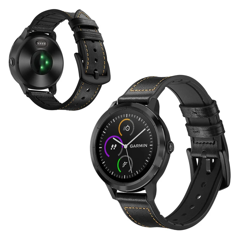 Garmin Vivoactive 3 / Garmin Vivomove HR Echtes Leder armband