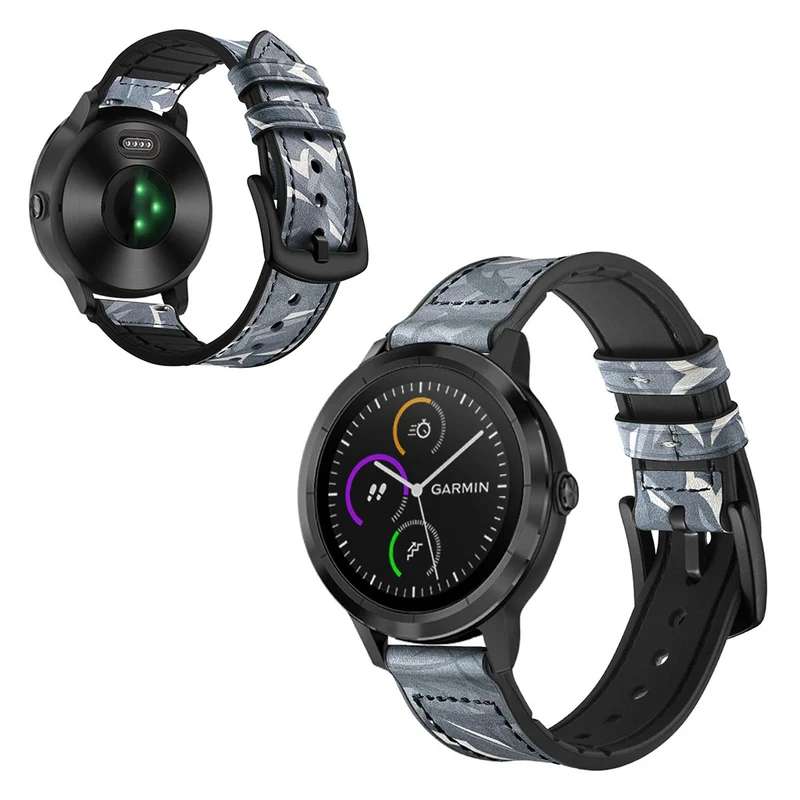 Garmin Vivoactive 3 / Garmin Vivomove HR Echtes Leder armband