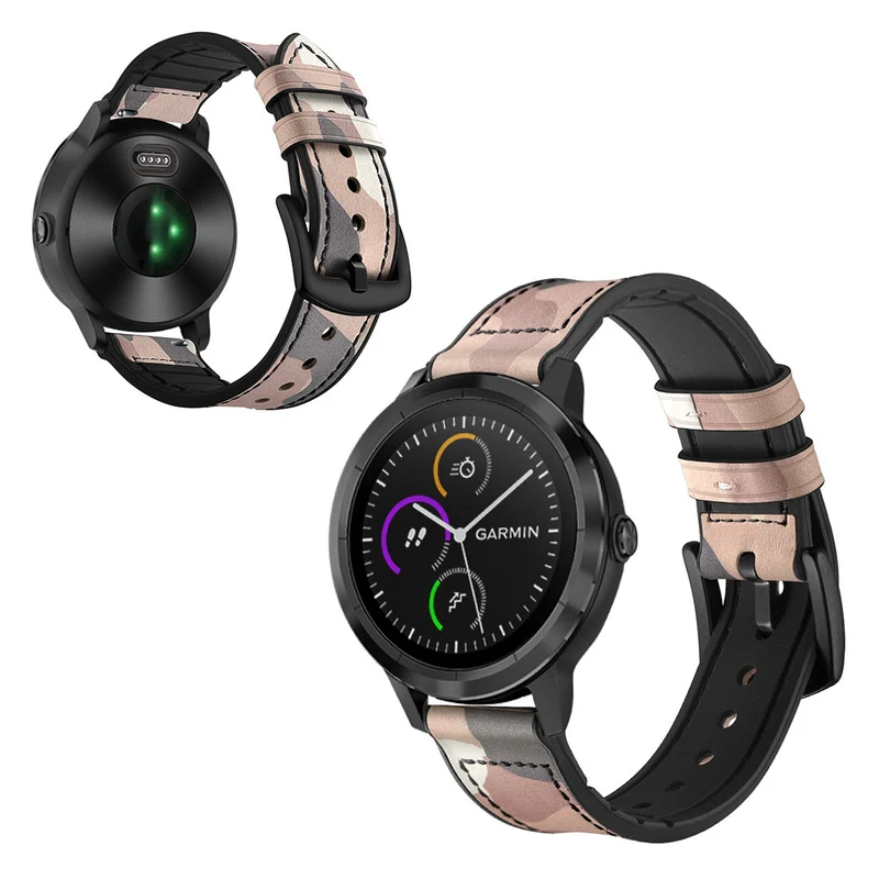 Garmin Vivoactive 3 / Garmin Vivomove HR Echtes Leder armband