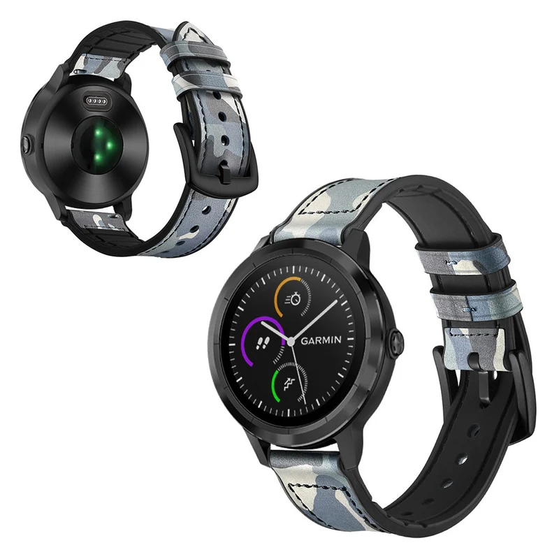 Garmin Vivoactive 3 / Garmin Vivomove HR Echtes Leder armband