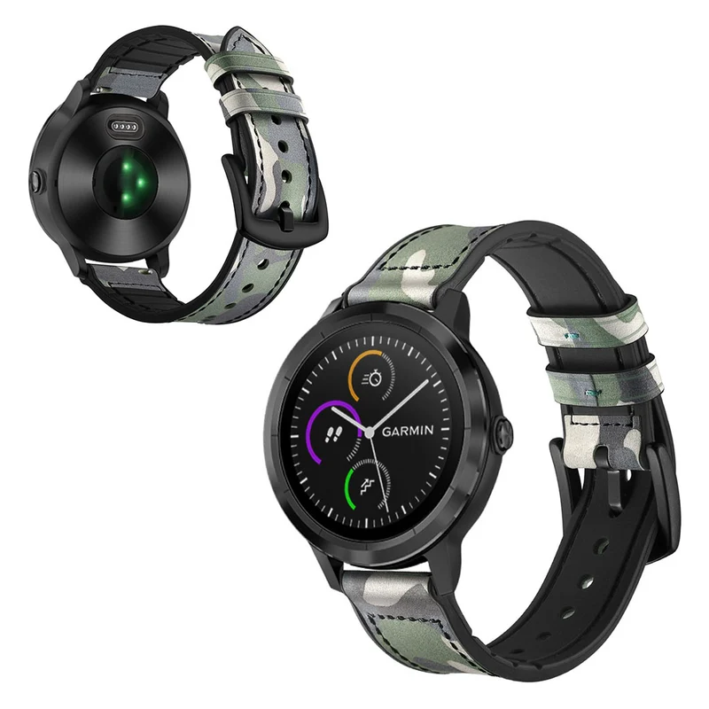 Garmin Vivoactive 3 / Garmin Vivomove HR Echtes Leder armband