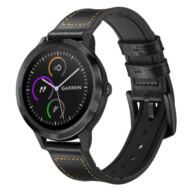 Garmin Vivoactive 3 / Garmin Vivomove HR Echtes Leder armband