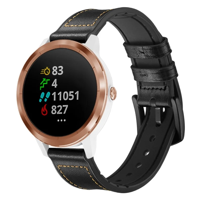 Garmin Vivoactive 3 / Garmin Vivomove HR Echtes Leder armband