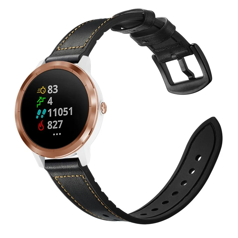 Garmin Vivoactive 3 / Garmin Vivomove HR Echtes Leder armband