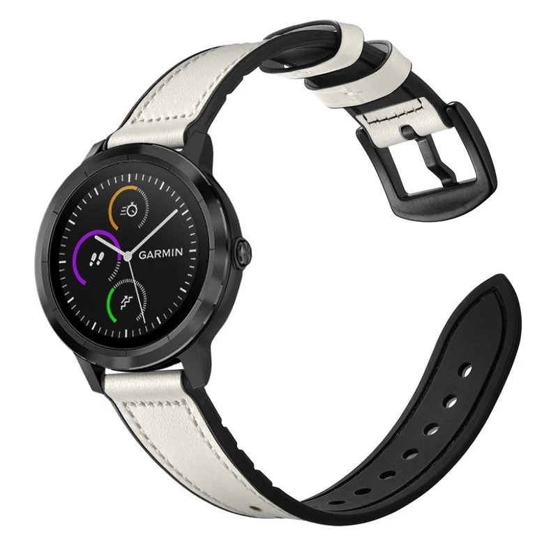 Garmin Vivoactive 3 / Garmin Vivomove HR Echtes Leder armband