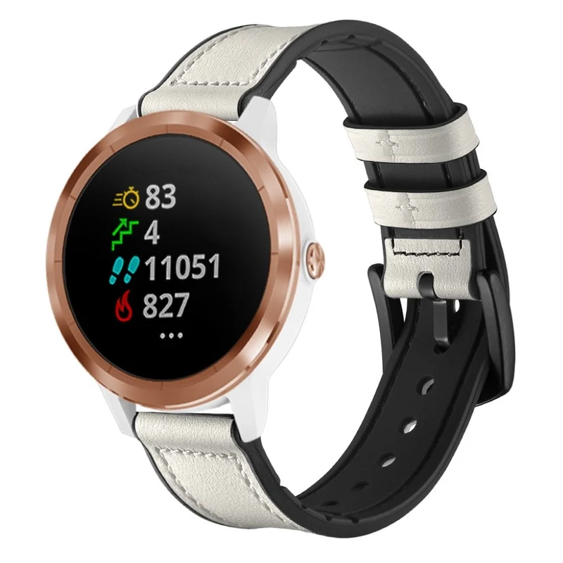 Garmin Vivoactive 3 / Garmin Vivomove HR Echtes Leder armband