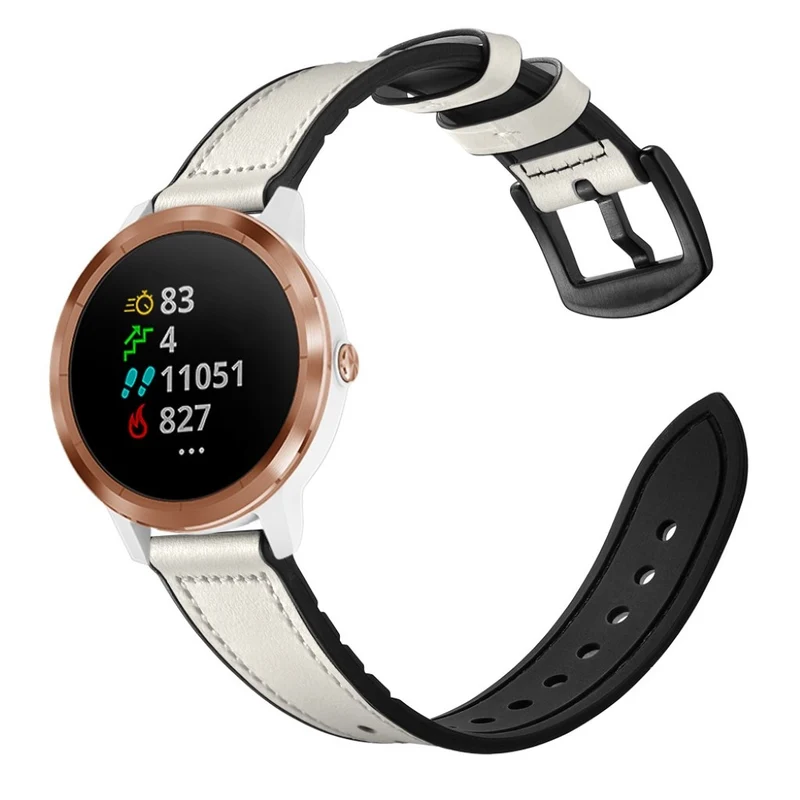 Garmin Vivoactive 3 / Garmin Vivomove HR Echtes Leder armband