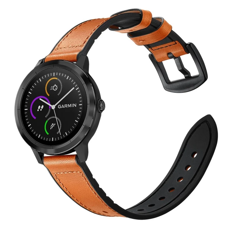 Garmin Vivoactive 3 / Garmin Vivomove HR Echtes Leder armband