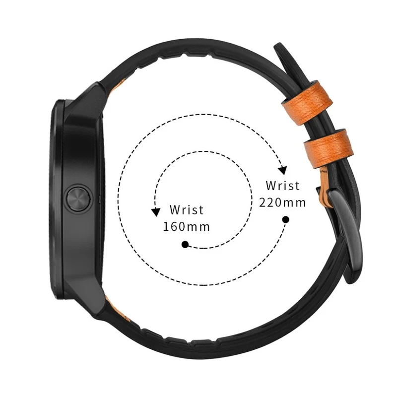 Garmin Vivoactive 3 / Garmin Vivomove HR Echtes Leder armband