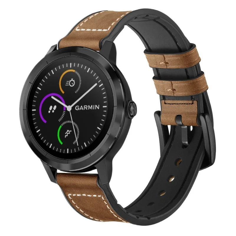 Garmin Vivoactive 3 / Garmin Vivomove HR Echtes Leder armband