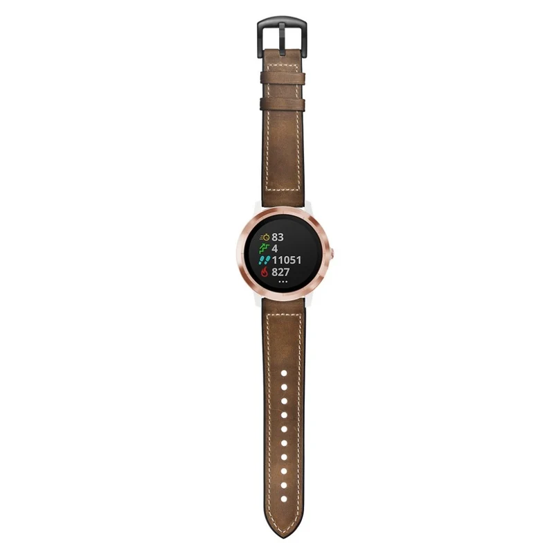 Garmin Vivoactive 3 / Garmin Vivomove HR Echtes Leder armband