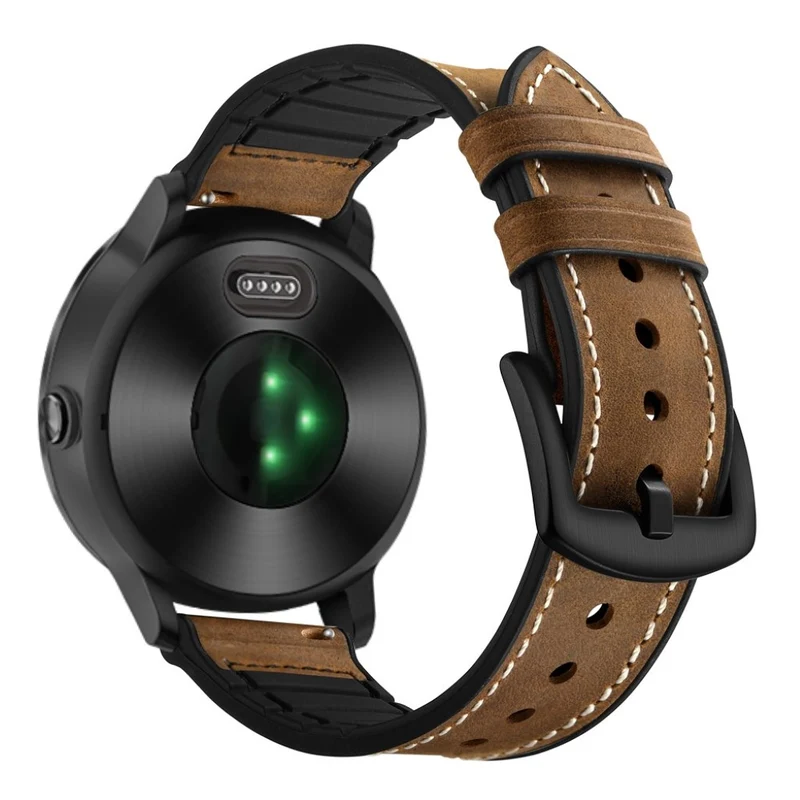 Garmin Vivoactive 3 / Garmin Vivomove HR Echtes Leder armband