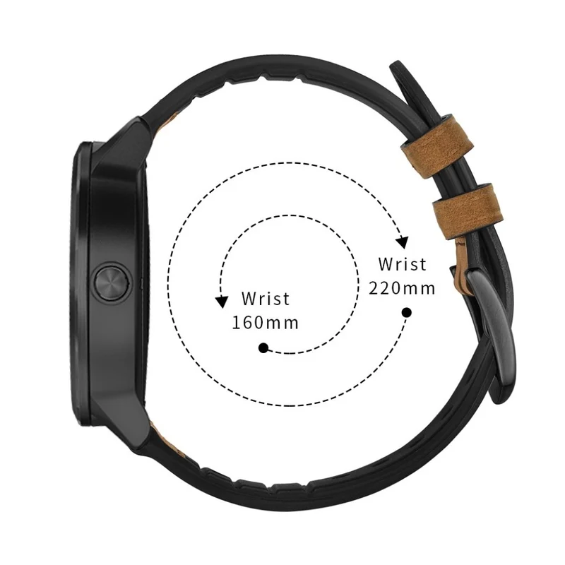 Garmin Vivoactive 3 / Garmin Vivomove HR Echtes Leder armband