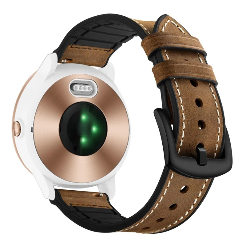 Garmin Vivoactive 3 / Garmin Vivomove HR Echtes Leder armband