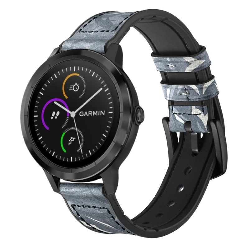 Garmin Vivoactive 3 / Garmin Vivomove HR Echtes Leder armband
