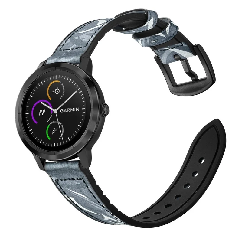 Garmin Vivoactive 3 / Garmin Vivomove HR Echtes Leder armband