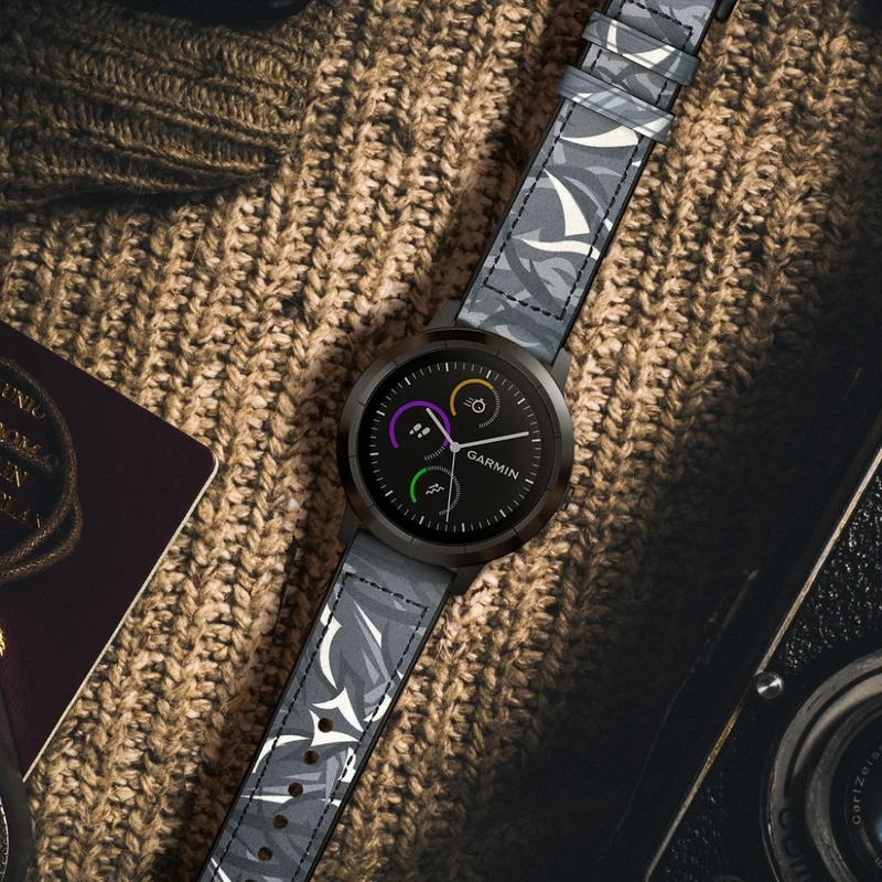Garmin Vivoactive 3 / Garmin Vivomove HR Echtes Leder armband