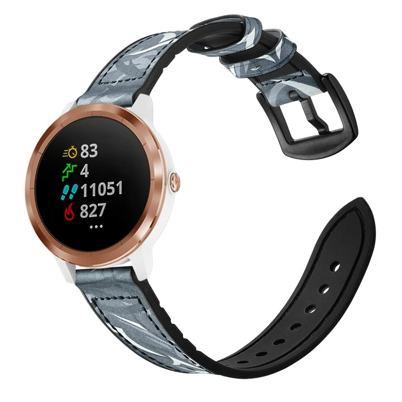 Garmin Vivoactive 3 / Garmin Vivomove HR Echtes Leder armband