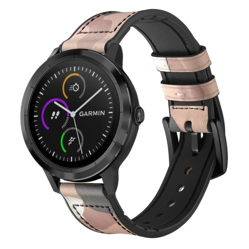 Garmin Vivoactive 3 / Garmin Vivomove HR Echtes Leder armband