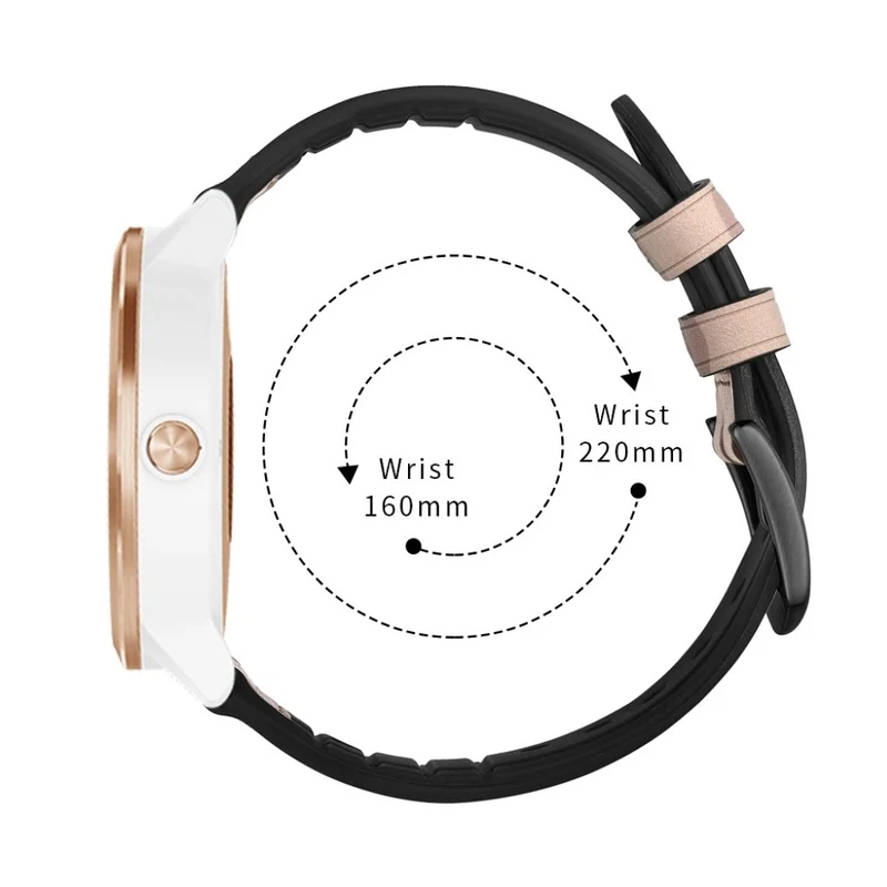 Garmin Vivoactive 3 / Garmin Vivomove HR Echtes Leder armband