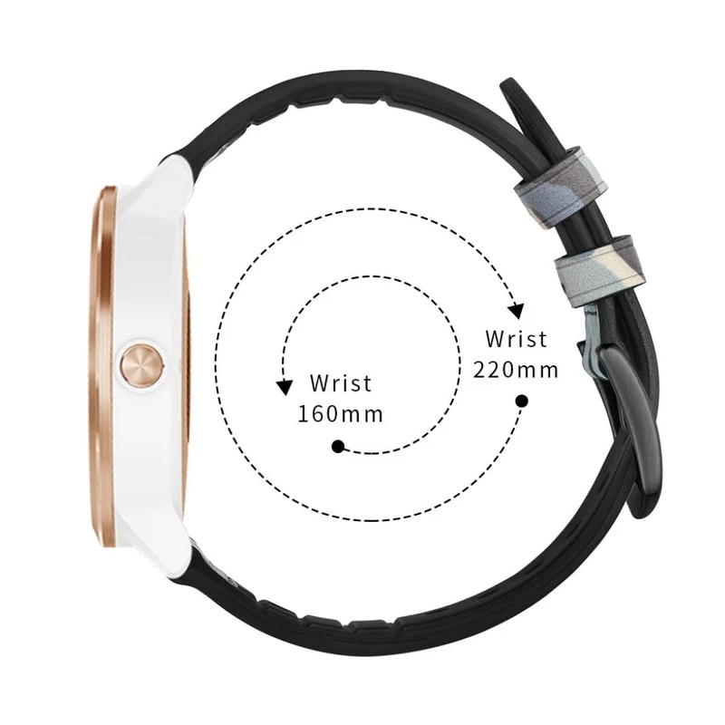 Garmin Vivoactive 3 / Garmin Vivomove HR Echtes Leder armband