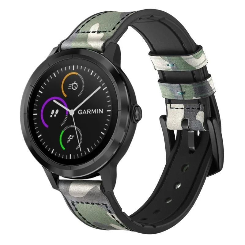 Garmin Vivoactive 3 / Garmin Vivomove HR Echtes Leder armband
