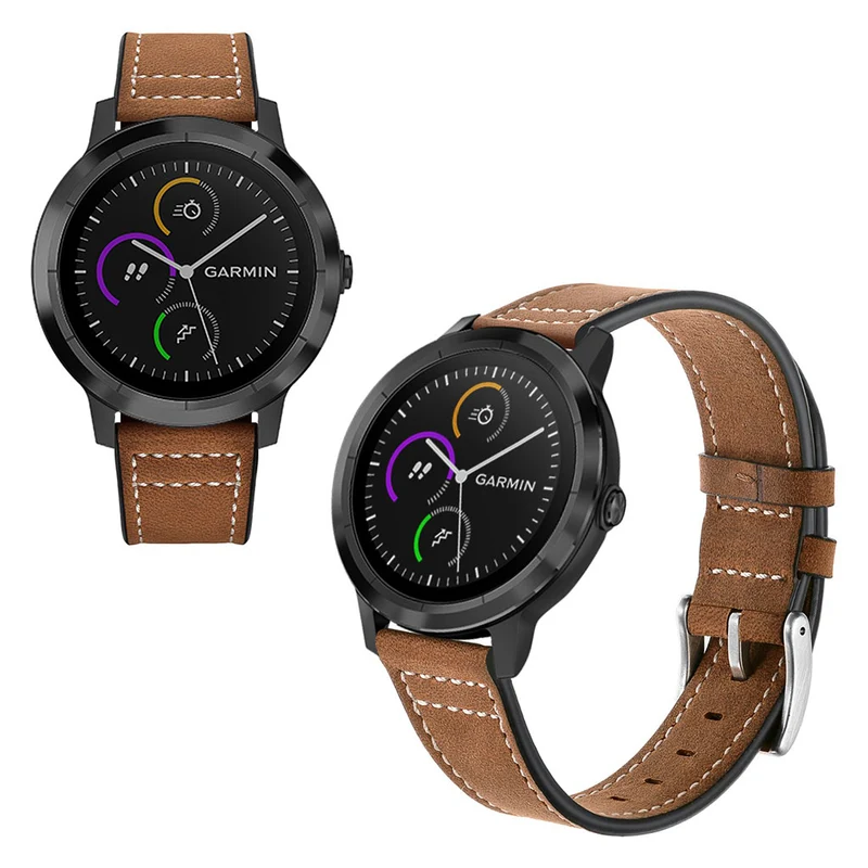 Garmin Vivoactive 3 / Garmin Vivomove HR Echtes Leder armband