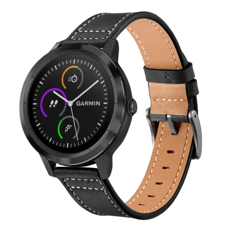Garmin Vivoactive 3 / Garmin Vivomove HR Echtes Leder armband