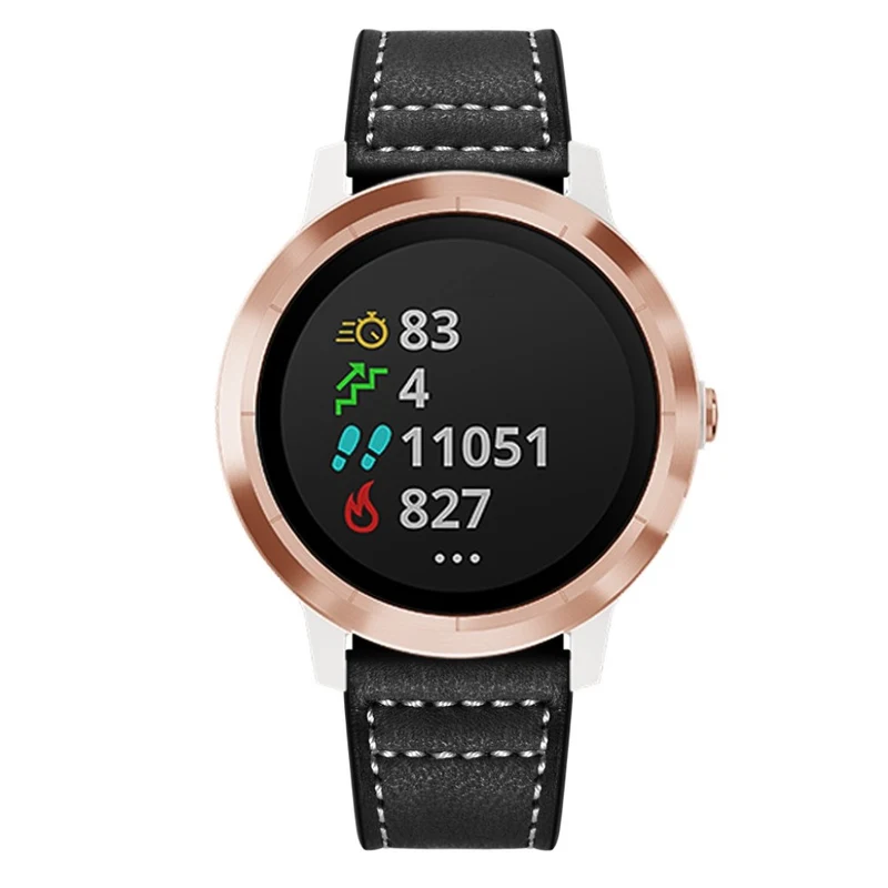 Garmin Vivoactive 3 / Garmin Vivomove HR Echtes Leder armband