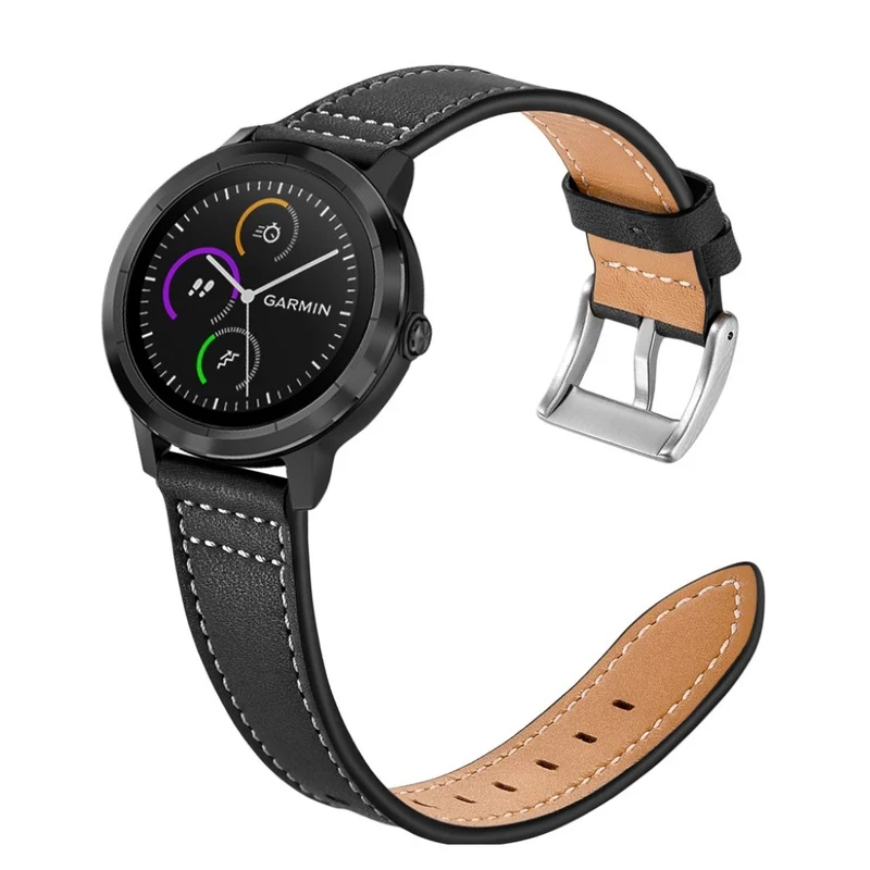 Garmin Vivoactive 3 / Garmin Vivomove HR Echtes Leder armband
