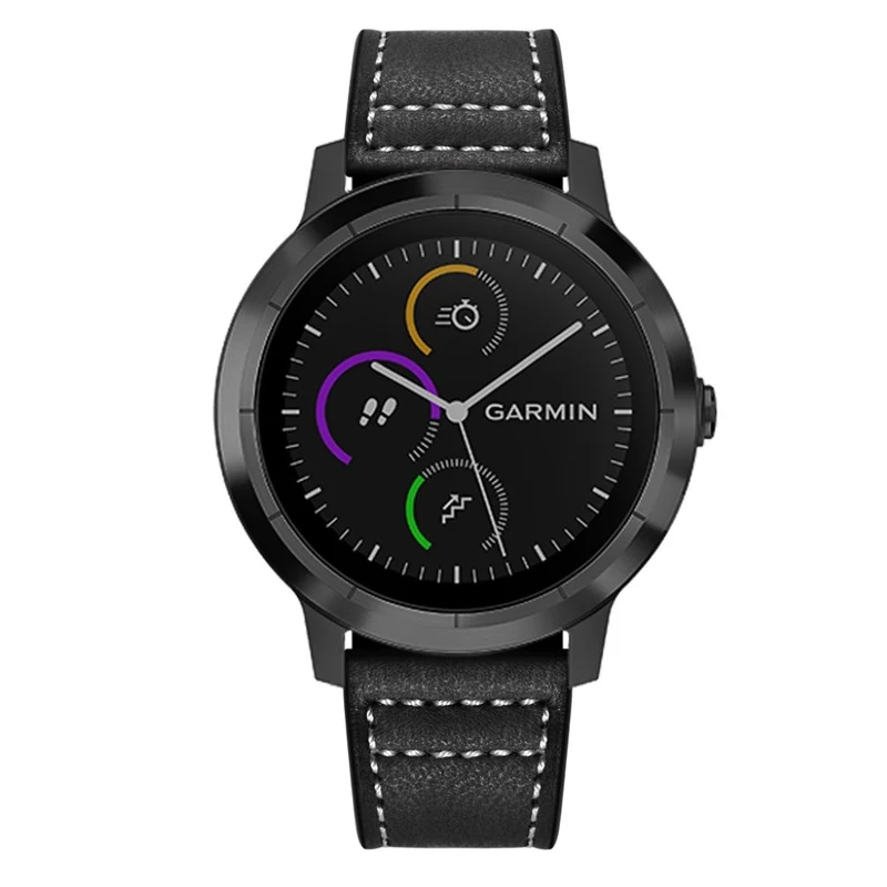 Garmin Vivoactive 3 / Garmin Vivomove HR Echtes Leder armband