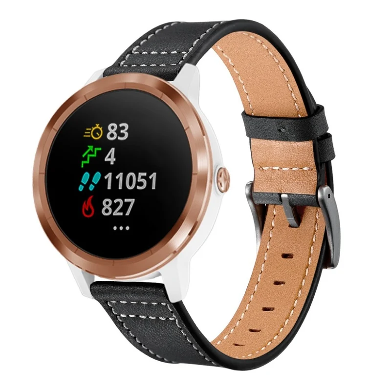Garmin Vivoactive 3 / Garmin Vivomove HR Echtes Leder armband