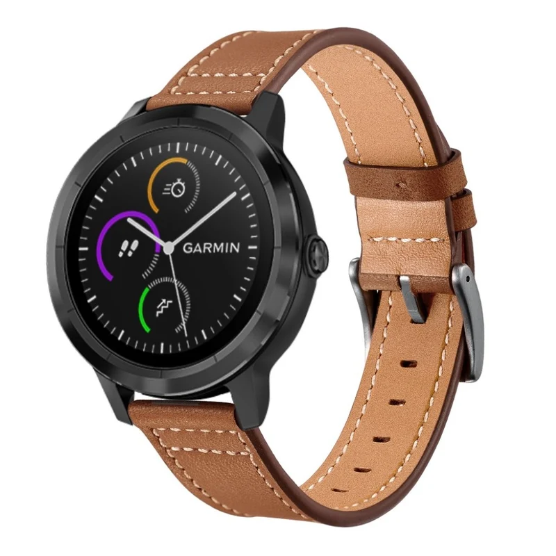Garmin Vivoactive 3 / Garmin Vivomove HR Echtes Leder armband