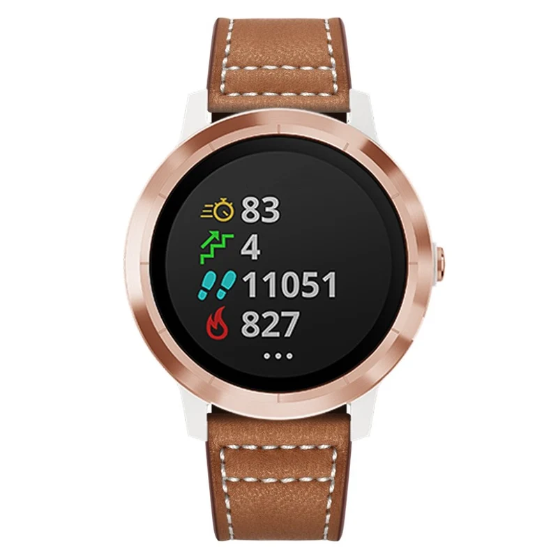 Garmin Vivoactive 3 / Garmin Vivomove HR Echtes Leder armband