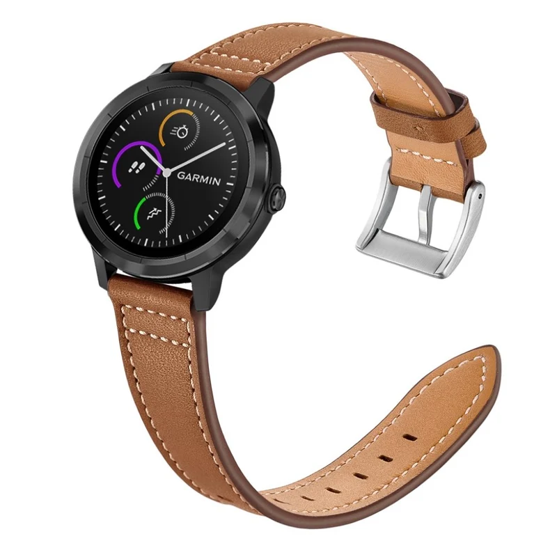 Garmin Vivoactive 3 / Garmin Vivomove HR Echtes Leder armband