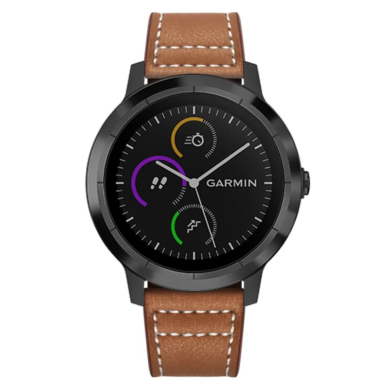 Garmin Vivoactive 3 / Garmin Vivomove HR Echtes Leder armband