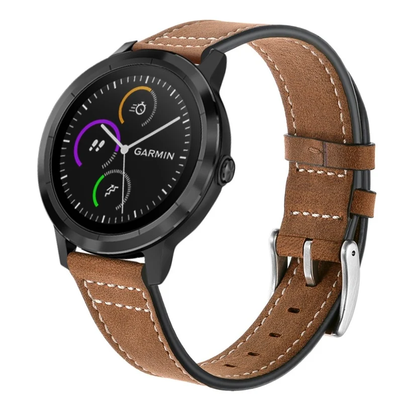 Garmin Vivoactive 3 / Garmin Vivomove HR Echtes Leder armband