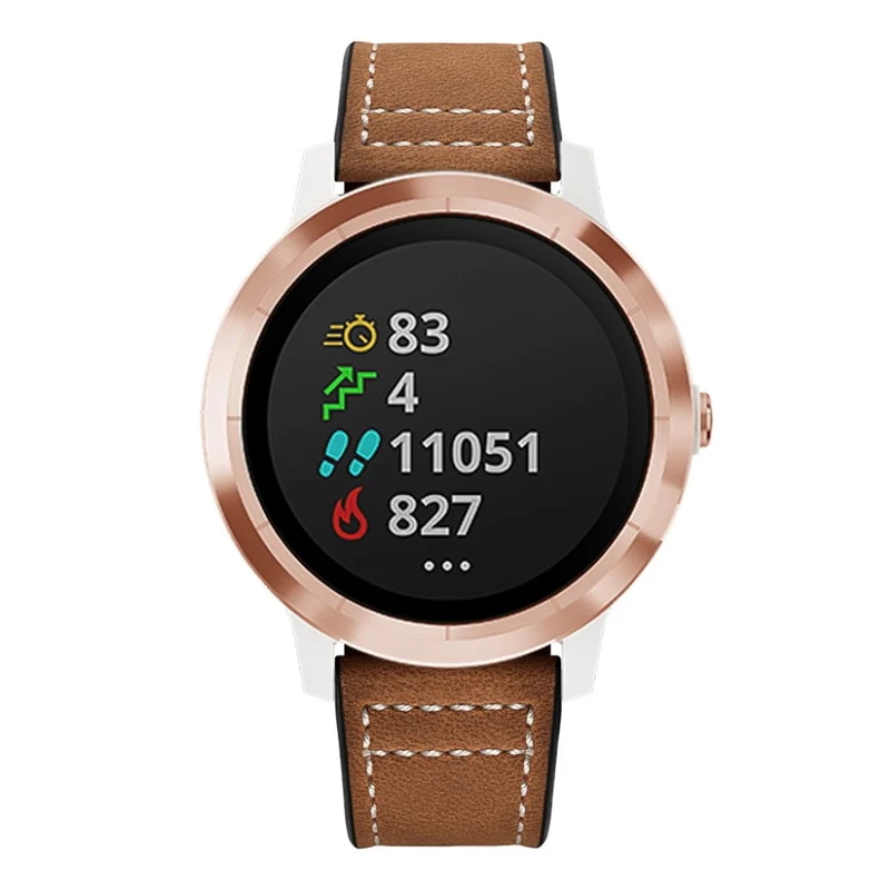 Garmin Vivoactive 3 / Garmin Vivomove HR Echtes Leder armband