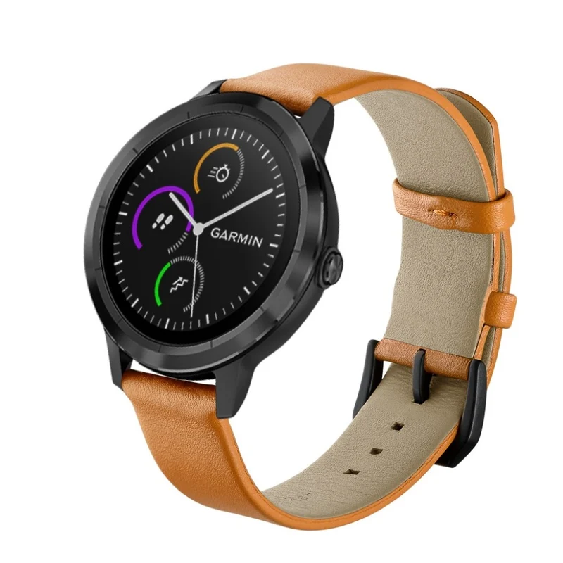 Garmin Vivoactive 3 / Garmin Vivomove HR Echtes Leder armband