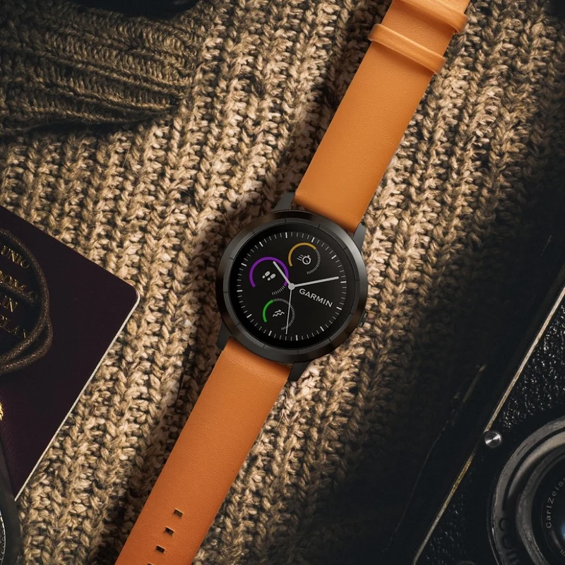 Garmin Vivoactive 3 / Garmin Vivomove HR Echtes Leder armband