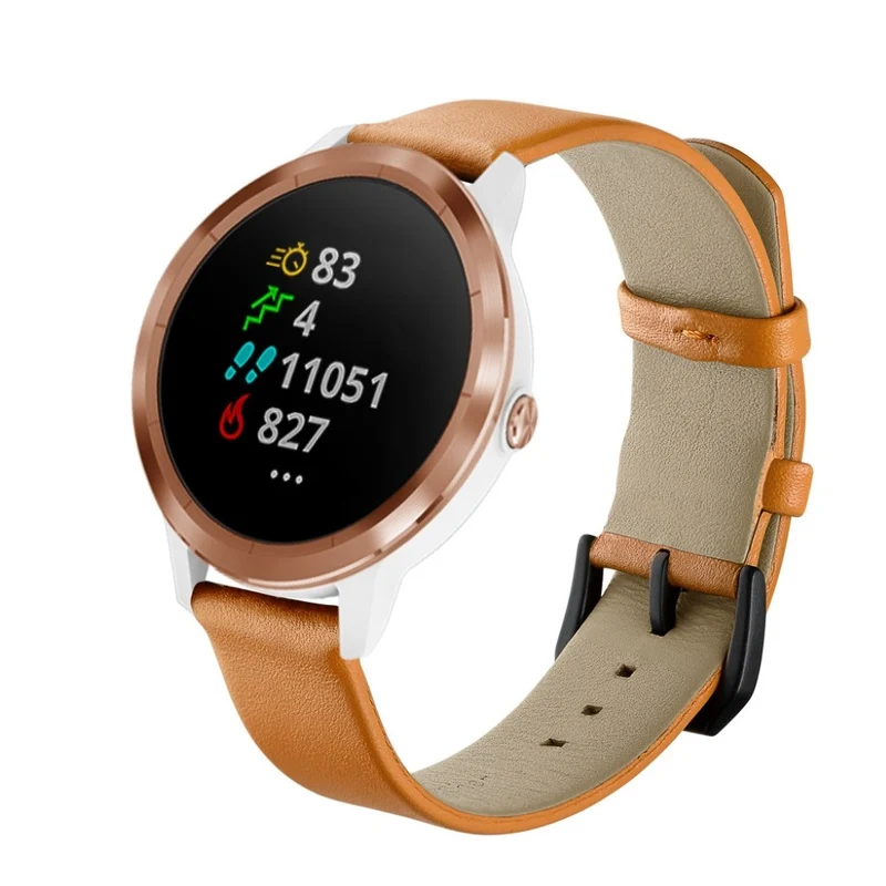 Garmin Vivoactive 3 / Garmin Vivomove HR Echtes Leder armband