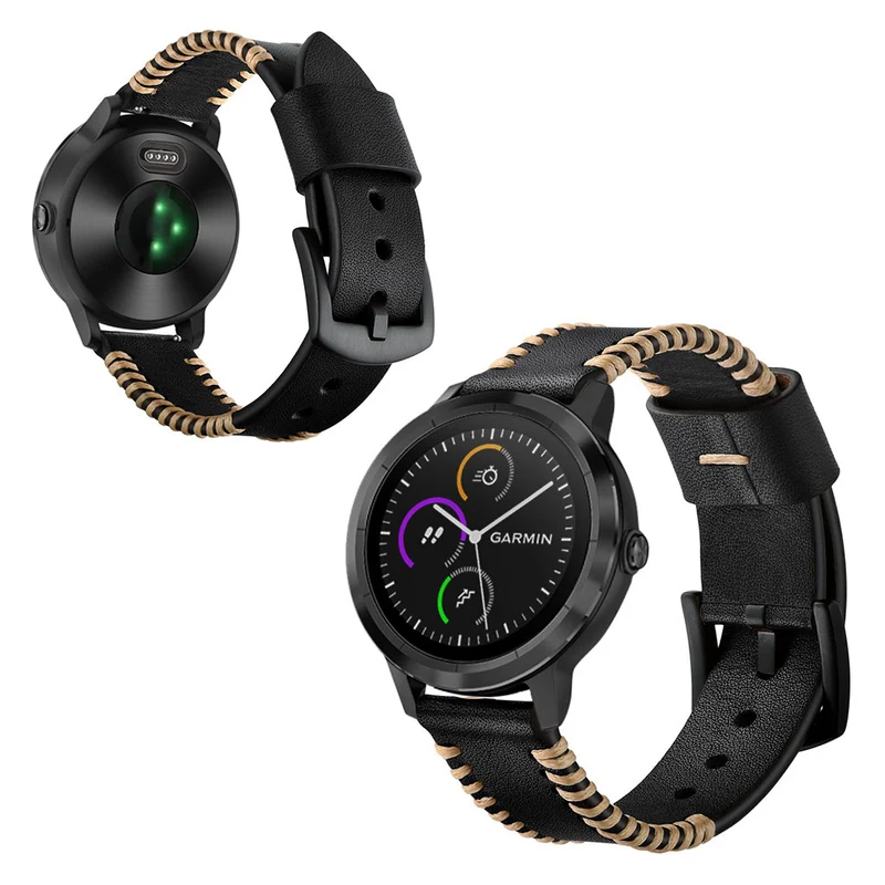 Garmin Vivoactive 3 / Garmin Vivomove HR Echtes Leder armband