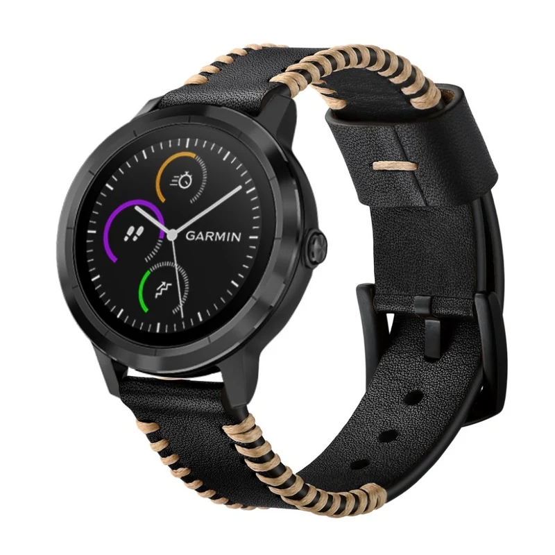 Garmin Vivoactive 3 / Garmin Vivomove HR Echtes Leder armband