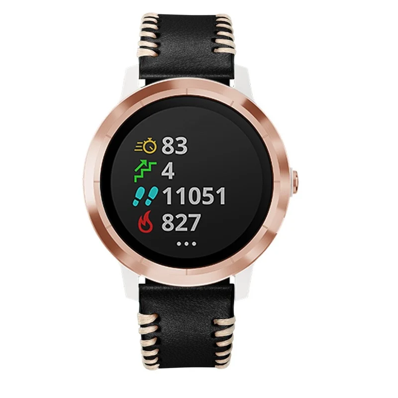 Garmin Vivoactive 3 / Garmin Vivomove HR Echtes Leder armband
